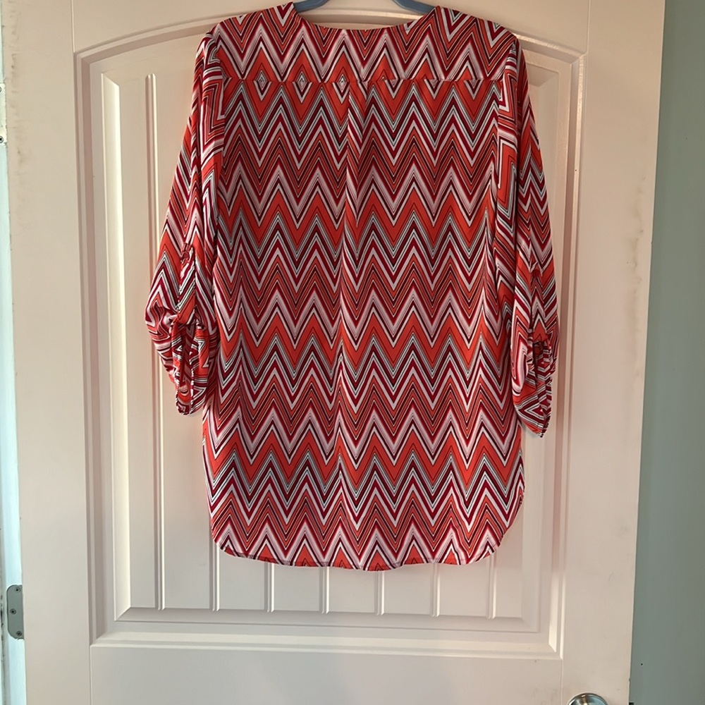 Pretty Fall Colored Blouse - Picture 2 of 3